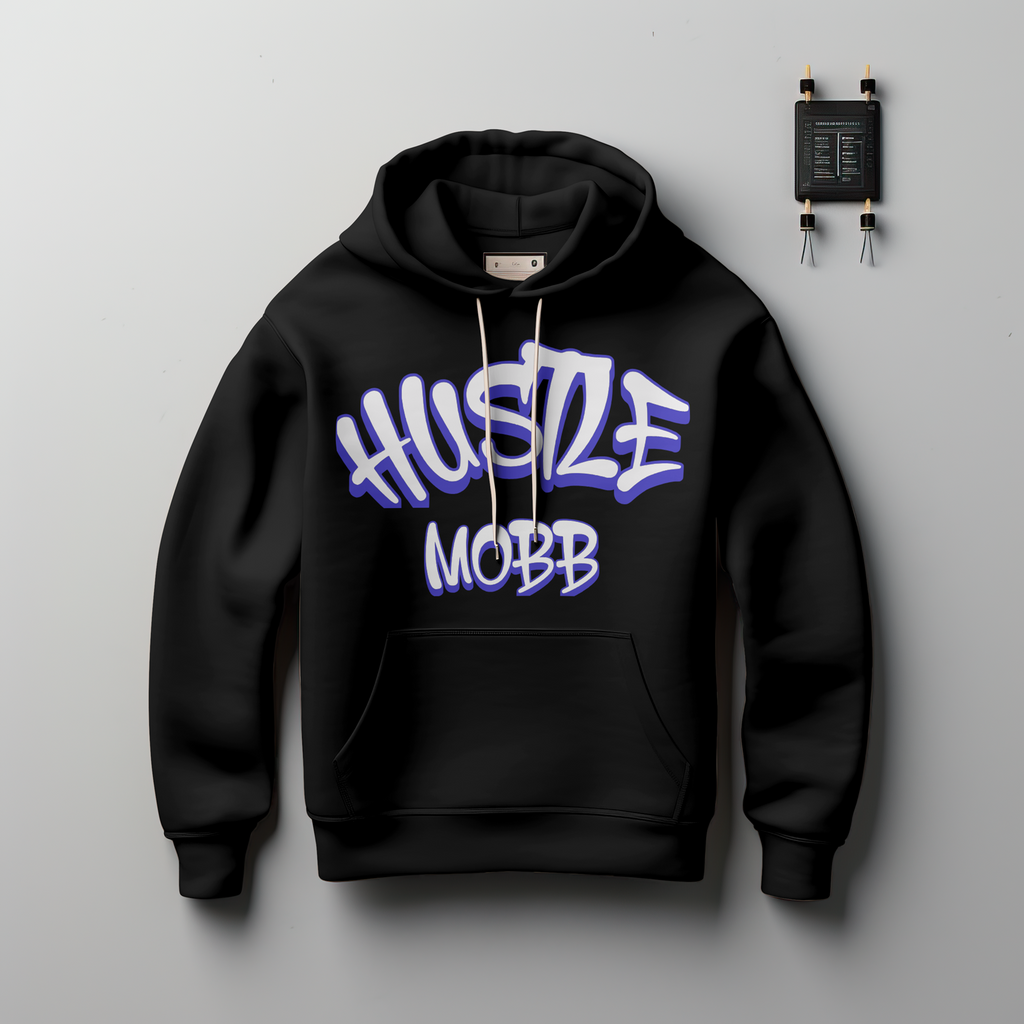 Hustle Mobb Hoodie & Fleece Shorts set