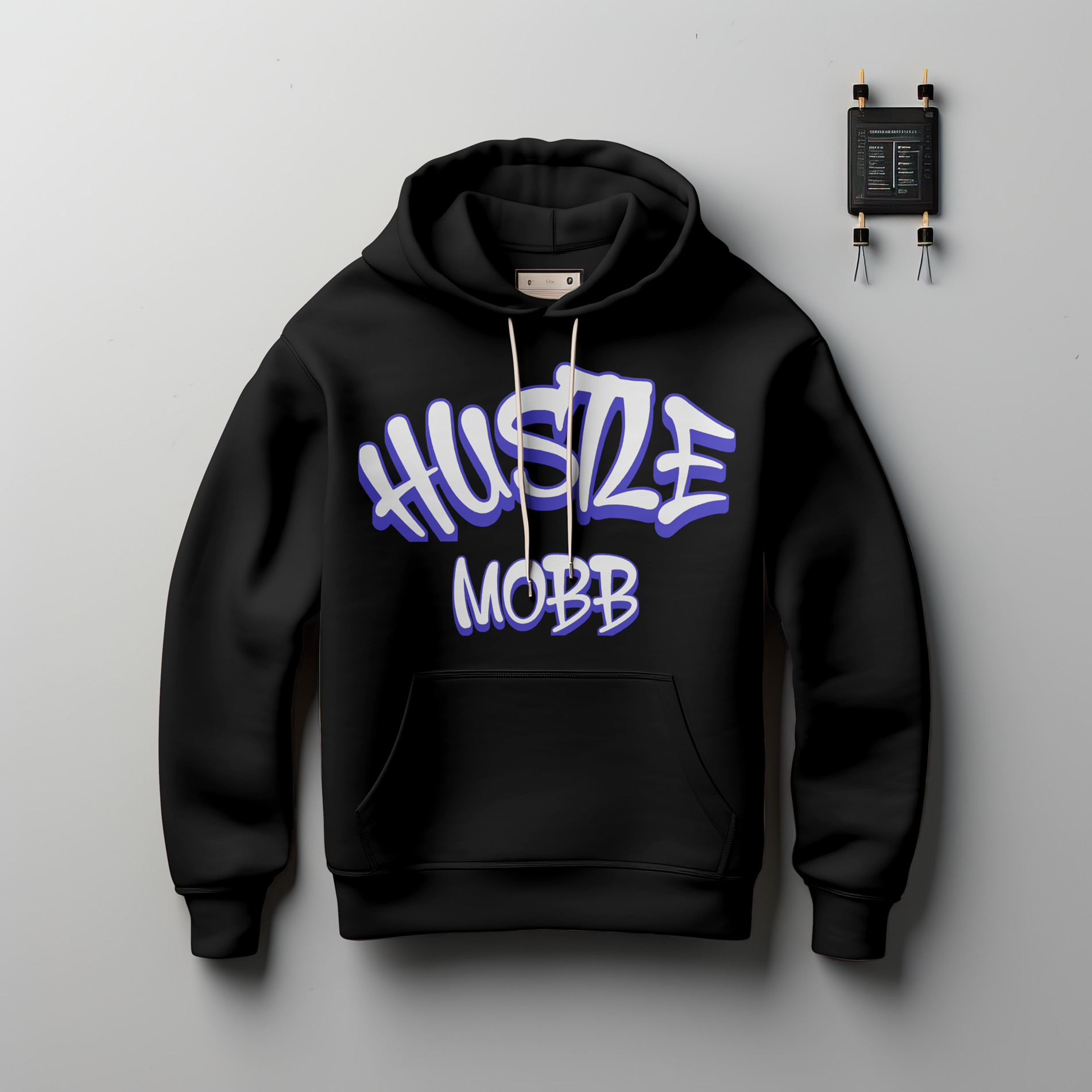 Hustle Mobb Hoodie & Fleece Shorts set